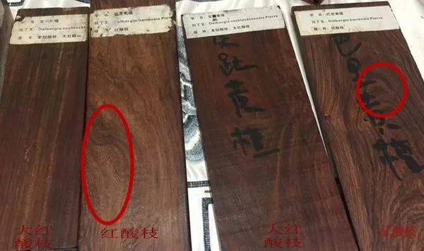 红酸枝和大红酸枝